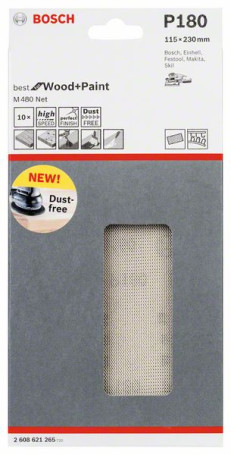 Шлифлист 115 x 230 mm, 180