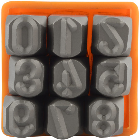 8mm digital stamp set "Avtodor" (high hardness) 40588