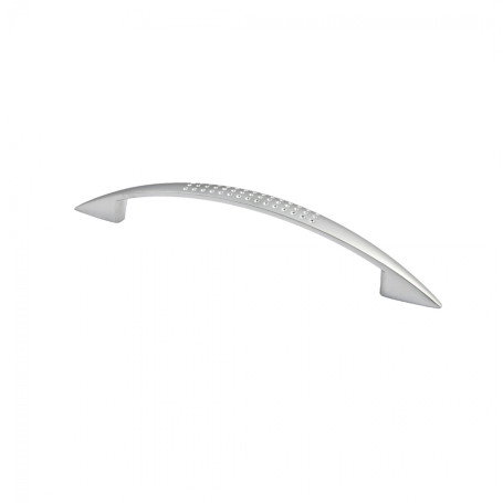 Handle meb. bracket met. UN88 128 mat. chrome, AKS