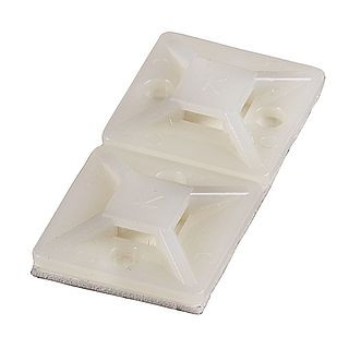 Self-adhesive pad of natural color up to 3.6 mm, 19x19 mm (pack.100 pcs)