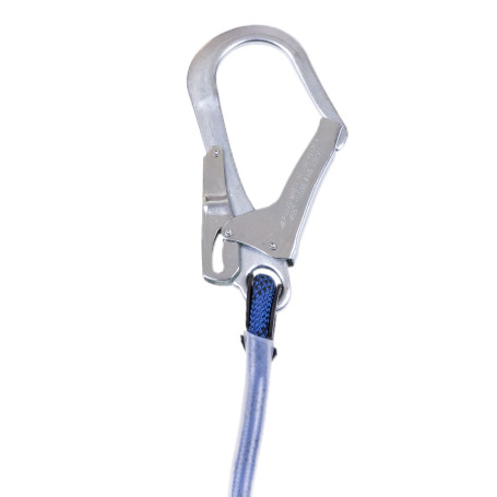 Double adjustable rope sling with shock absorber AKN31