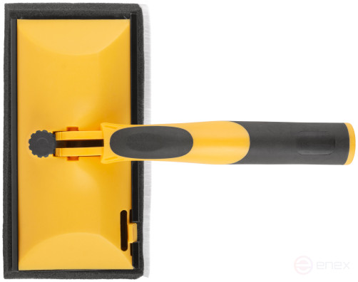 Pad for paints and varnishes, rubberized handle 180x95 mm