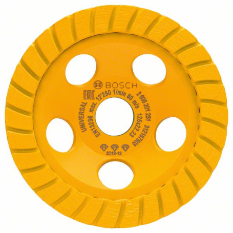 Diamond Cup Grinding Wheel Best for Universal Turbo 125 x 22.23 x 5 mm