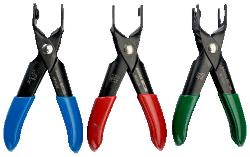Forceps for disconnecting fuel lines Ø 10 mm