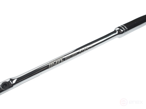 Ключ трещотка 3/8" 72 зуба 275мм с поворотной головкой и металлической рукояткой JTC