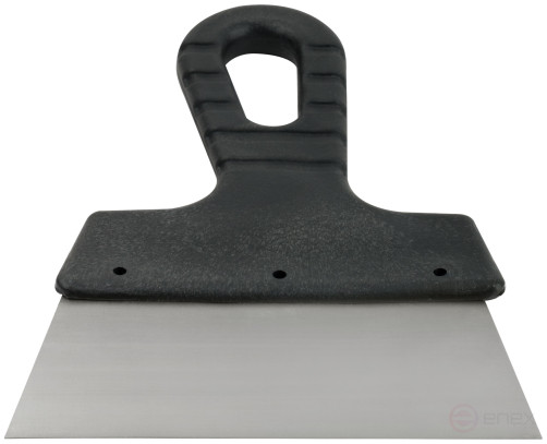 Spatula, stainless steel blade, plastic handle 150 mm