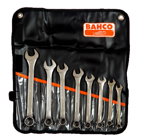 Set of combined inch wrenches, 8 pcs