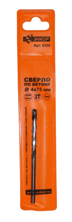 Drill bit for concrete 4x75 mm