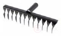 14-tooth twisted rake GV-14(M)b/h Enamel