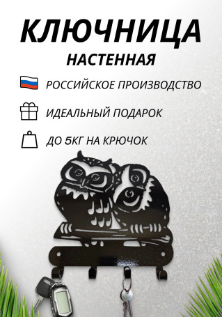 Wall-mounted metal housekeeper "Sovushki"