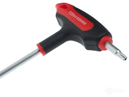 Ключ TORX Т-образный T25H с отверстием JTC