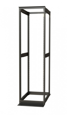 ORK2A-4268-RAL9005 Open rack 19-inch (19"), 42U, height 2070 mm, two-frame, width 550 mm, depth adjustable 600-850 mm, color black (RAL 9005)