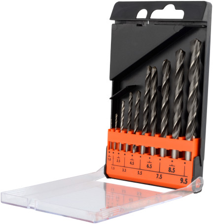 A set of metal drills 1.0-9.5mm (10 pcs.pl/case) BERIL