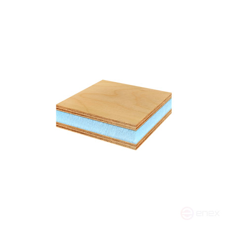 Sandwich Panel 1200x600x24 plywood 6/epps12/plywood 5