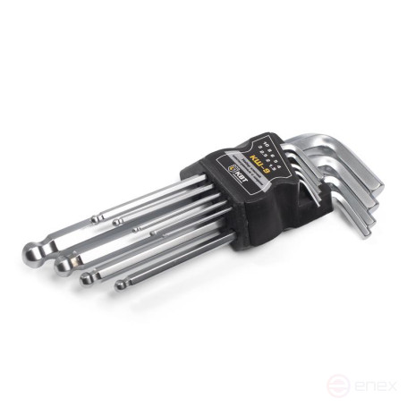 A set of hexagon wrenches with a ball KSH-9