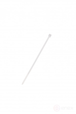 WRline WR-SHN-25-100W Стяжка-хомут 2,5х100 мм, кабельная нейлоновая 6,6, неразъемная, цвет белый (100шт)