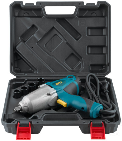 Electric wrench 450 W; 2600 rpm; 5000 rpm; 300 Nm; BS brushes; res. incl.; 2.3 kg ; box