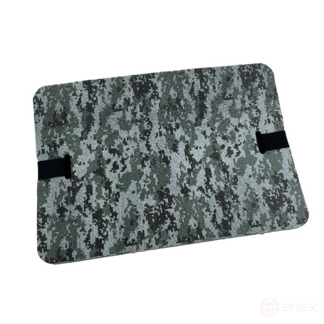 Tourist seat, 5-layer khaki, moisture-resistant, multi-layered, foam/karemat, camping seat, hiking/hiking trunk 350x240x25 mm