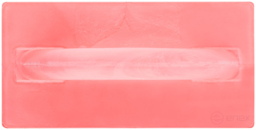 Терка полиуретановая облегченная красная 120х240 мм