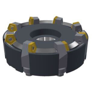End-mounted milling cutters with mech.mount.5-tigranous TV.sp.plate D100 (without plates)