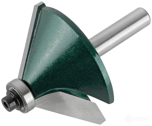 Фреза кромочная конусная с нижним подшипником DxHxL=50,8х27х65,3 мм