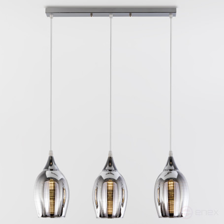 Светильник подвесной (подвес) Rivoli Malady 9123-203 3 х Е27 40 Вт модерн потолочный