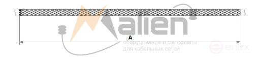 Transit (connecting) cable stocking KHT80, 65-80mm, L=2500mm MALIEN