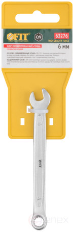 Ключ комбинированный усиленный "Гранд", CrV, холодный штамп 6 мм