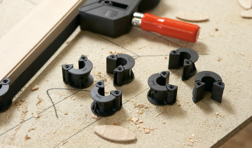 BVE Corners adaptable for smooth adjustment of angles 60° - 180°, 6 pcs, for band clips BAN700, BAN400