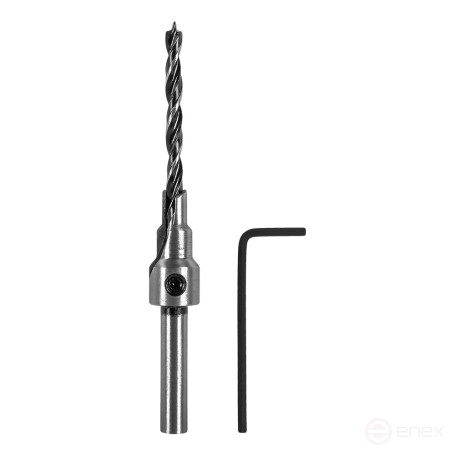 Wood drill bit for furniture screeds PRACTICE 7 x 70 mm , blister (774-955)