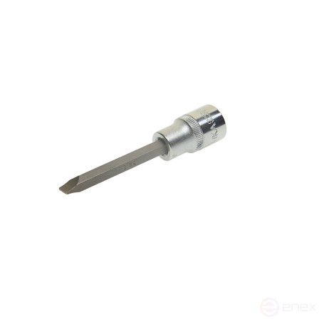 Насадка-вставка с битой шлиц SL 8 ER-94305 1/2 8мм L=100мм ЭВРИКА /1/20