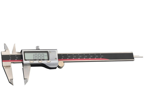 Electronic caliper, stainless steel, 150 mm.// HARDEN