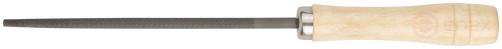 File, wooden handle, round 150 mm