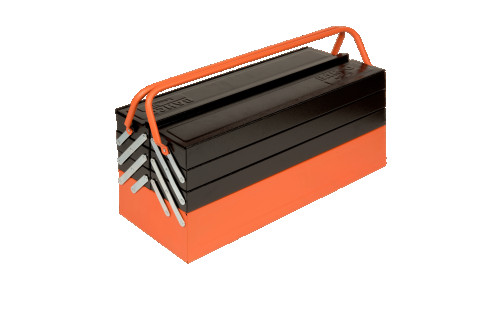 Console-type tool boxes with 7 compartments