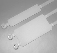 GTK-300STC Nylon non-opening, halogen-free, 300x4.8 mm, polyamide 6.6, -40°C - +85°C, with a marker pad (100 pcs)