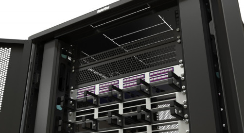 BPD-4-RAL9005 Фальш-панель перфорированная на 4U, цвет черный (RAL 9005)
