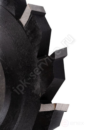 Trekhstor disc milling cutter. different types. tooth 125x16x32 Z=18 type 2 P6M5