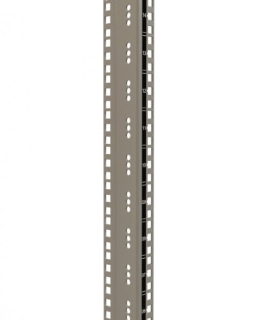 CTRM19-27U-RAL7035 19" монтажный профиль высотой 27U с маркировкой юнитов, для шкафов TTR, TTB, цвет серый RAL7035 (2 шт. в комплекте)