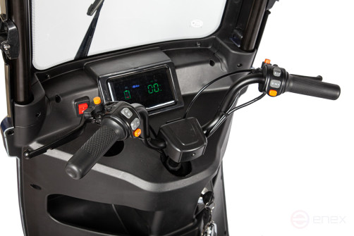 Electric tricycle Rutrike Gelbert Bos 48V/60V 800W, blue