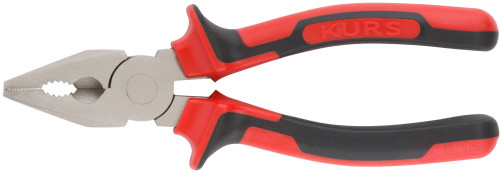 Trend combination pliers, two-tone rubberized handles, chrome-nickel coating 160 mm