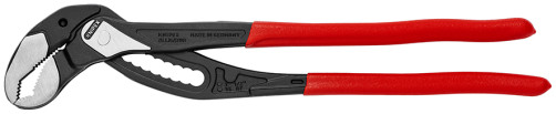 KNIPEX ALLIGATOR® adjustable pliers, 90 mm (3 1/2"), turnkey 95 mm, L-400 mm, gray, 1-k handles