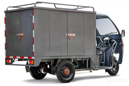 Грузовой электротрицикл Rutrike КАРГО 1800 60V1000W, темно-серый