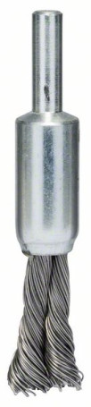 Щетка-кисточка с пучками волнистой стальной проволоки, 10x0,35 мм 10 mm, 0,35 mm
