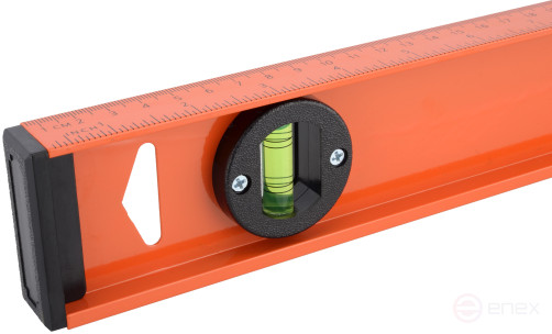 Уровень алюминиевый рельсовый 800 мм (3 глазка, магнитный) BERIL