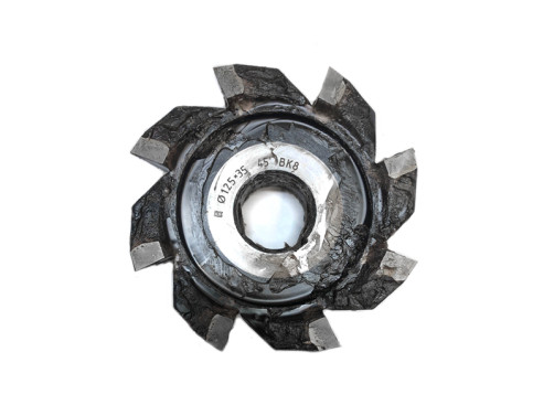 Single-angle milling cutter 125 x 35 x 45 gr. VK8 dpos=32 mm "Russian Tool" (RI)