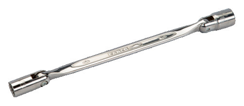 Double key with hinged, hexagon heads, 5/8" x 11/16"