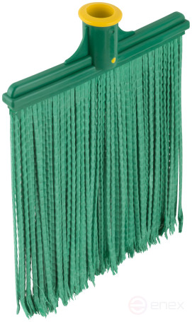 Метла пластиковая №1, плоская мягкая 260х330 мм ( посадочный диаметр 25 мм )