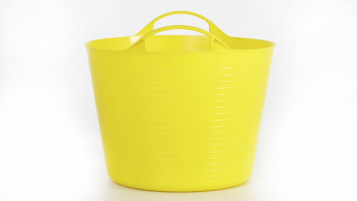 Flexible round color bucket 40 l