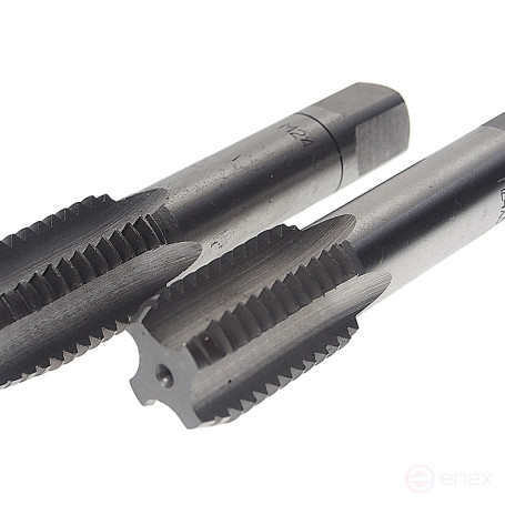 Метчик ER-02430M M24x3 (2шт),в пластиковом футляре ЭВРИКА /1