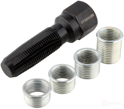 Набор для восстановления свечной резьбы М14х1,25 (5 пр.) АвтоDело 40381